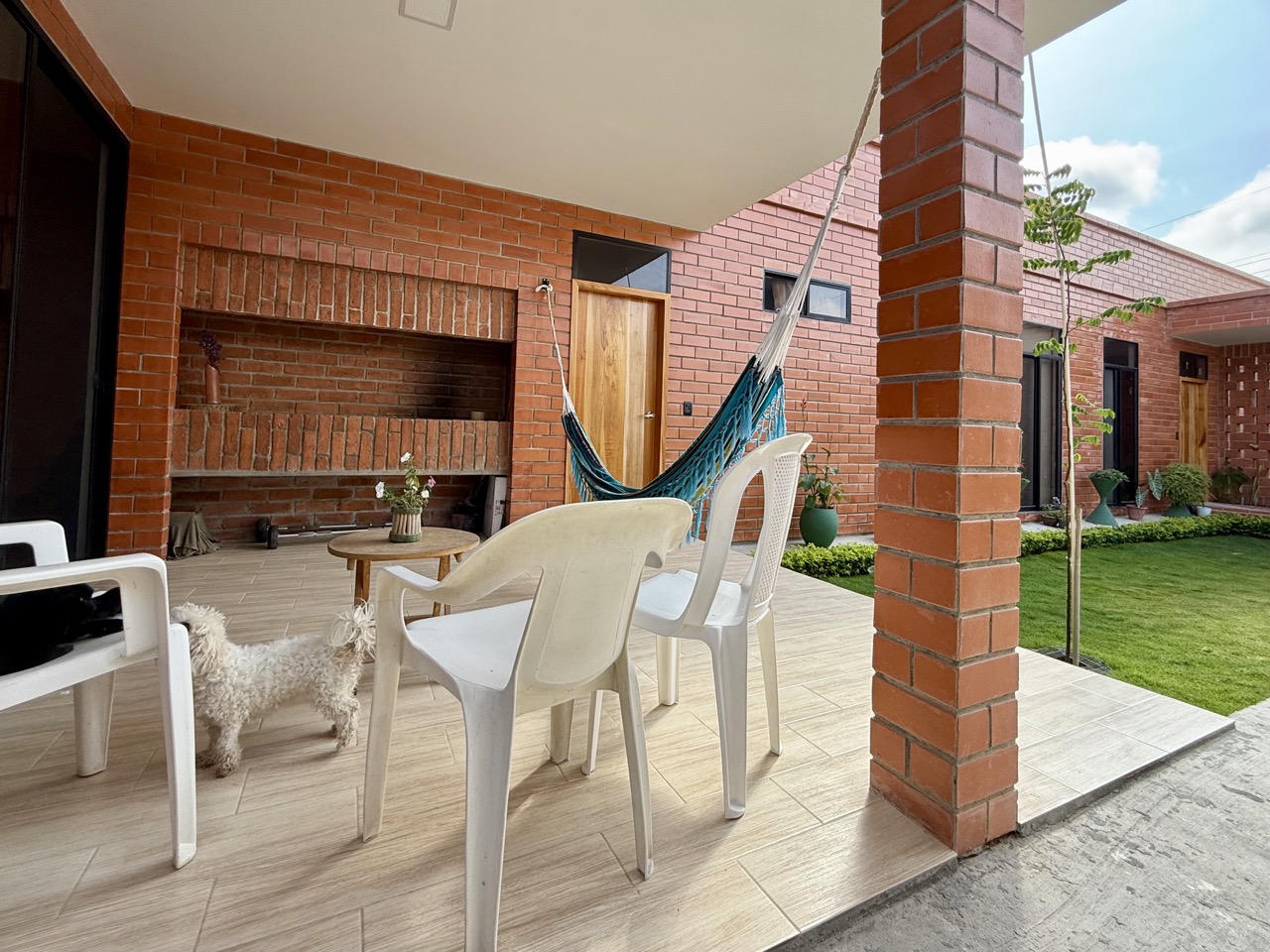 Garden view highlighting native planting